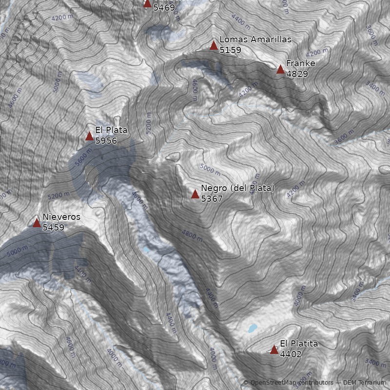 Mapa Cerro Negro (del Plata)