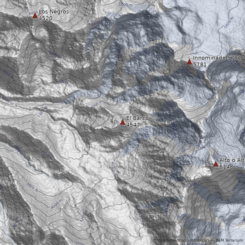 Mapa Cerro El Barco