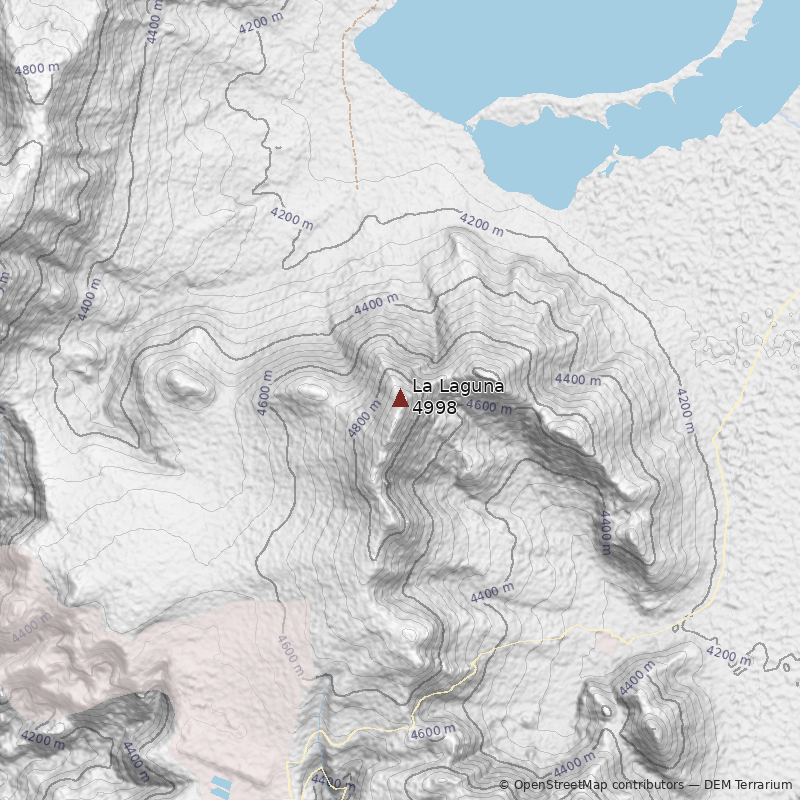 Mapa Cerro La Laguna