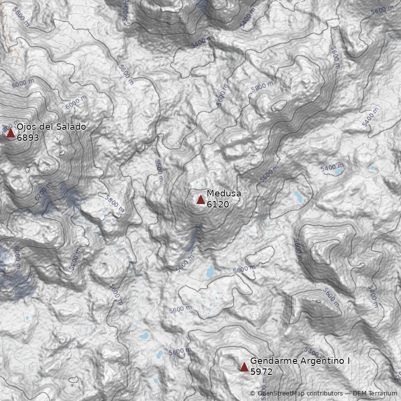 Mapa Volcán Medusa