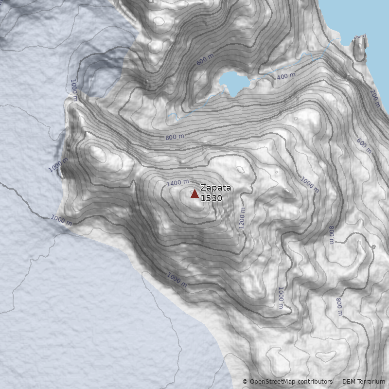 Mapa Cerro Zapata