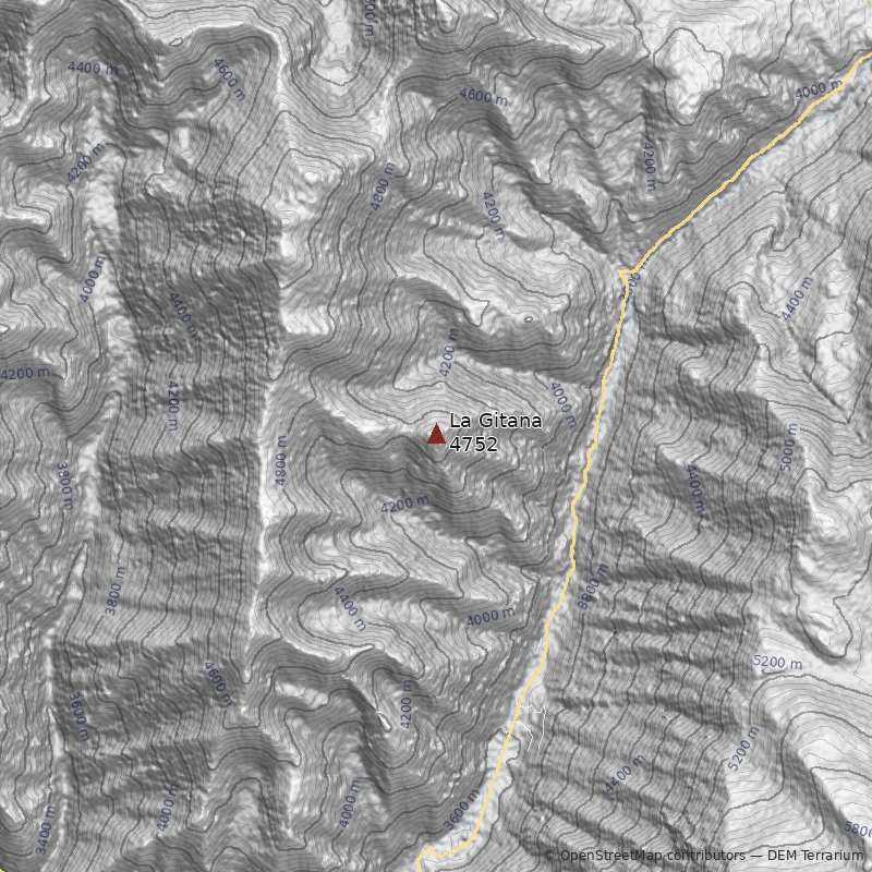 Mapa Cerro La Gitana