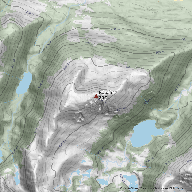 Mapa Cerro Róbalo