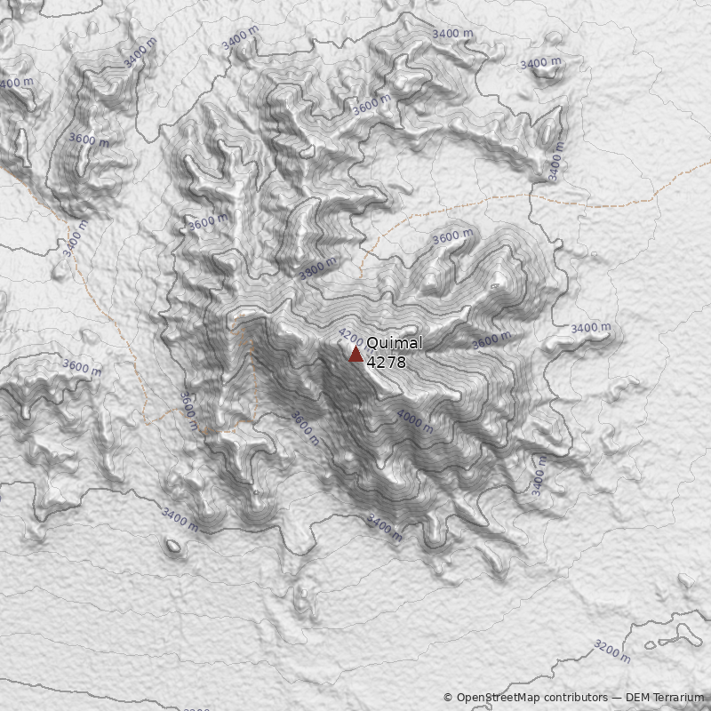 Mapa Cerro Quimal