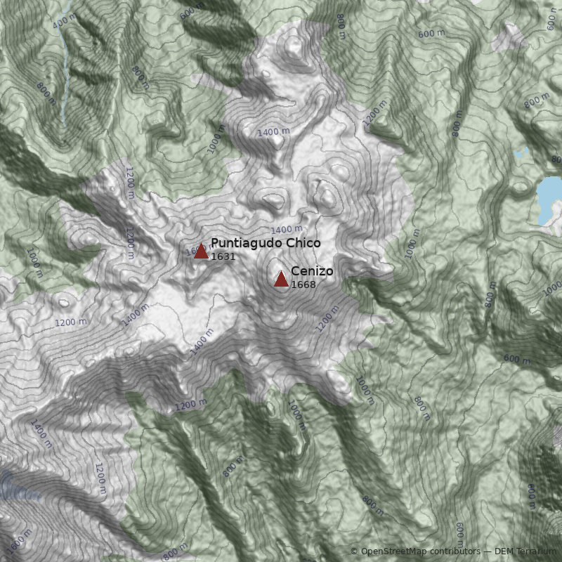 Mapa Cerro Cenizo