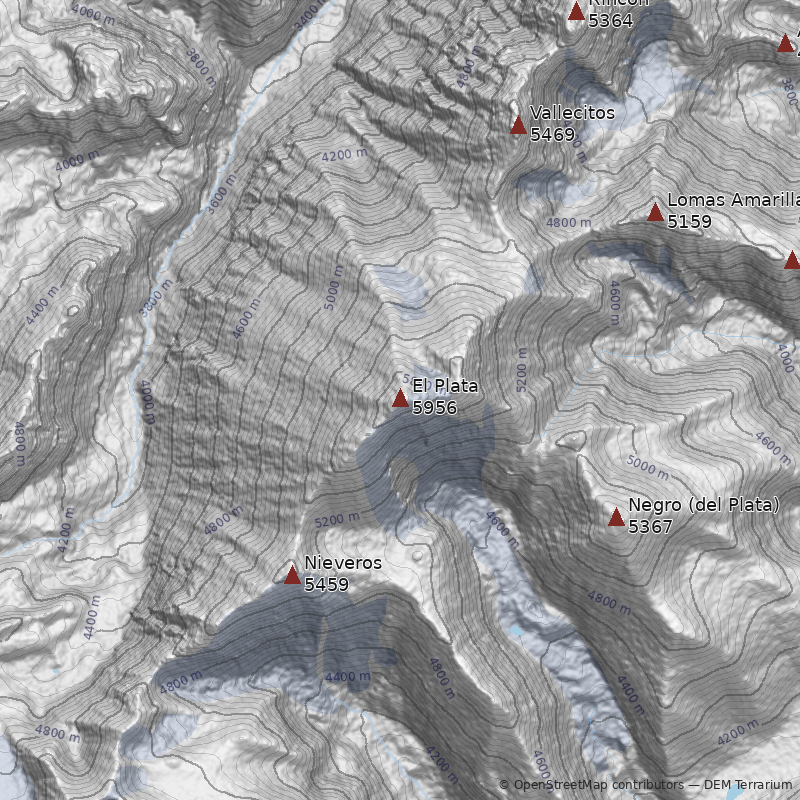 Mapa Cerro El Plata