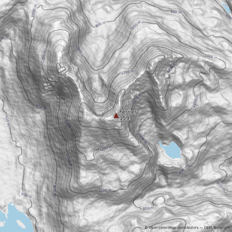 Mapa Cerro Ferrier