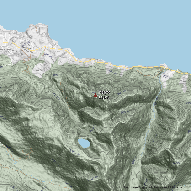 Mapa Cerro Mayo