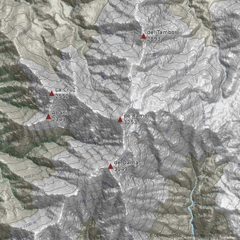 Mapa Cerro de Ramón