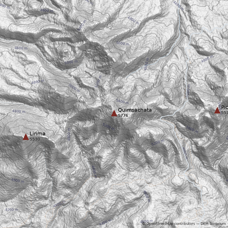 Mapa Volcán Quimsachata