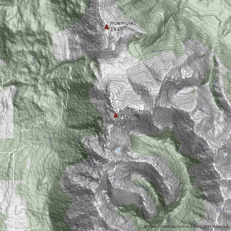 Mapa Cerro Piltriquitrón