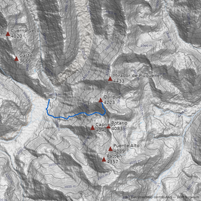 Mapa Cerro Quilpué