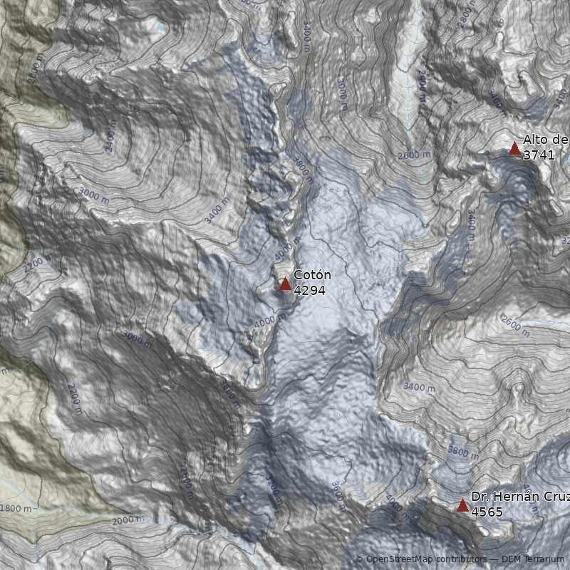 Mapa Cerro Cotón