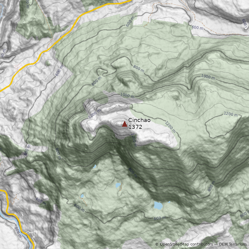 Mapa Cerro Cinchao