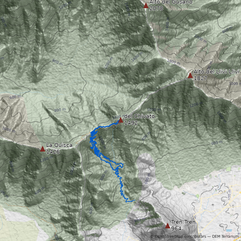 Mapa Morro del Chivato