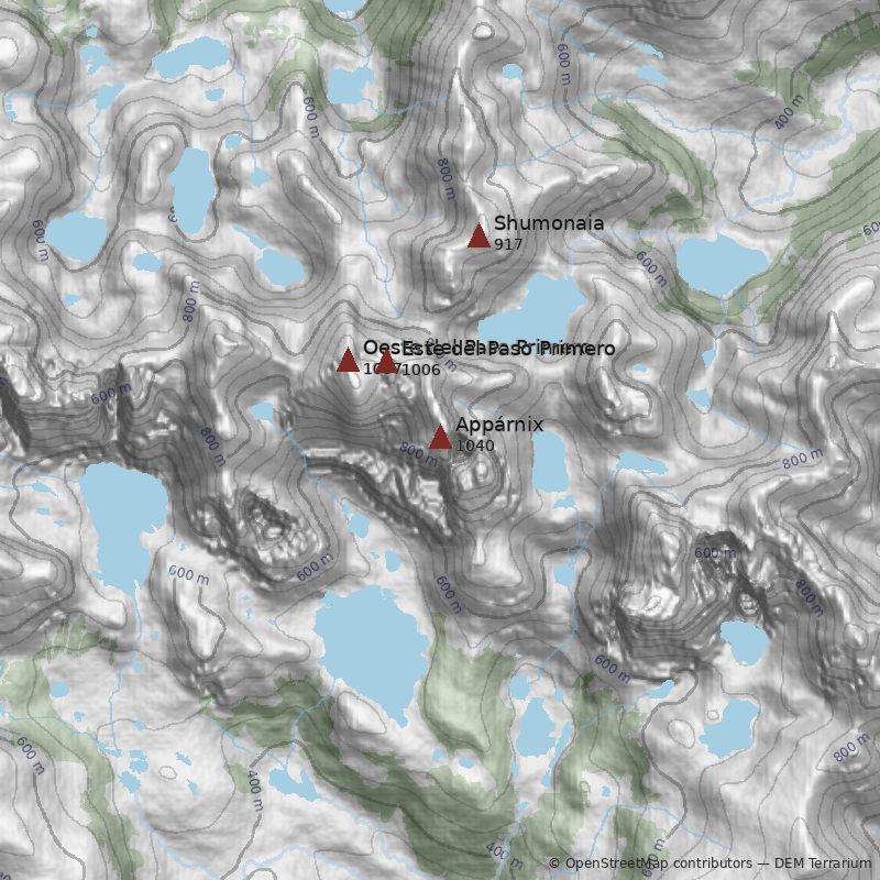 Mapa Cerro Appárnix