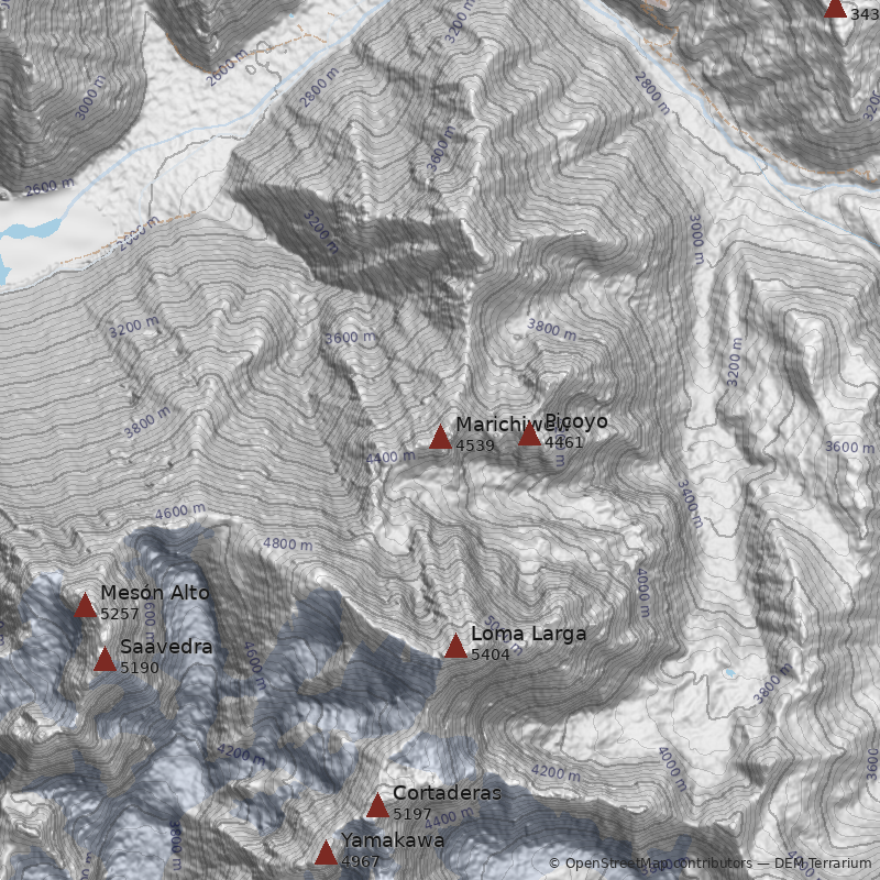 Mapa Cerro Marichiwew