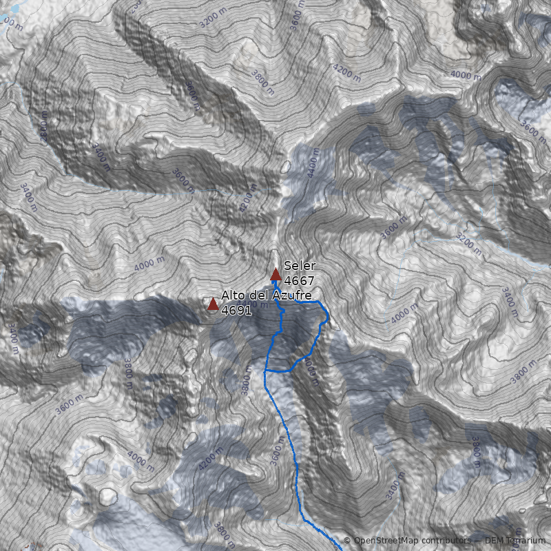 Mapa Cerro Seler